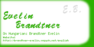 evelin brandtner business card